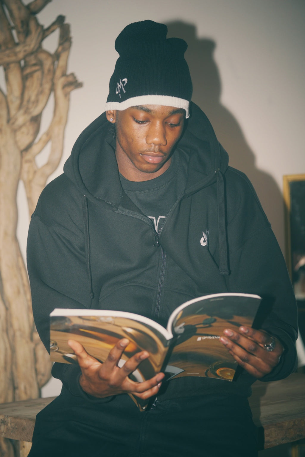 A simple Black Beanie