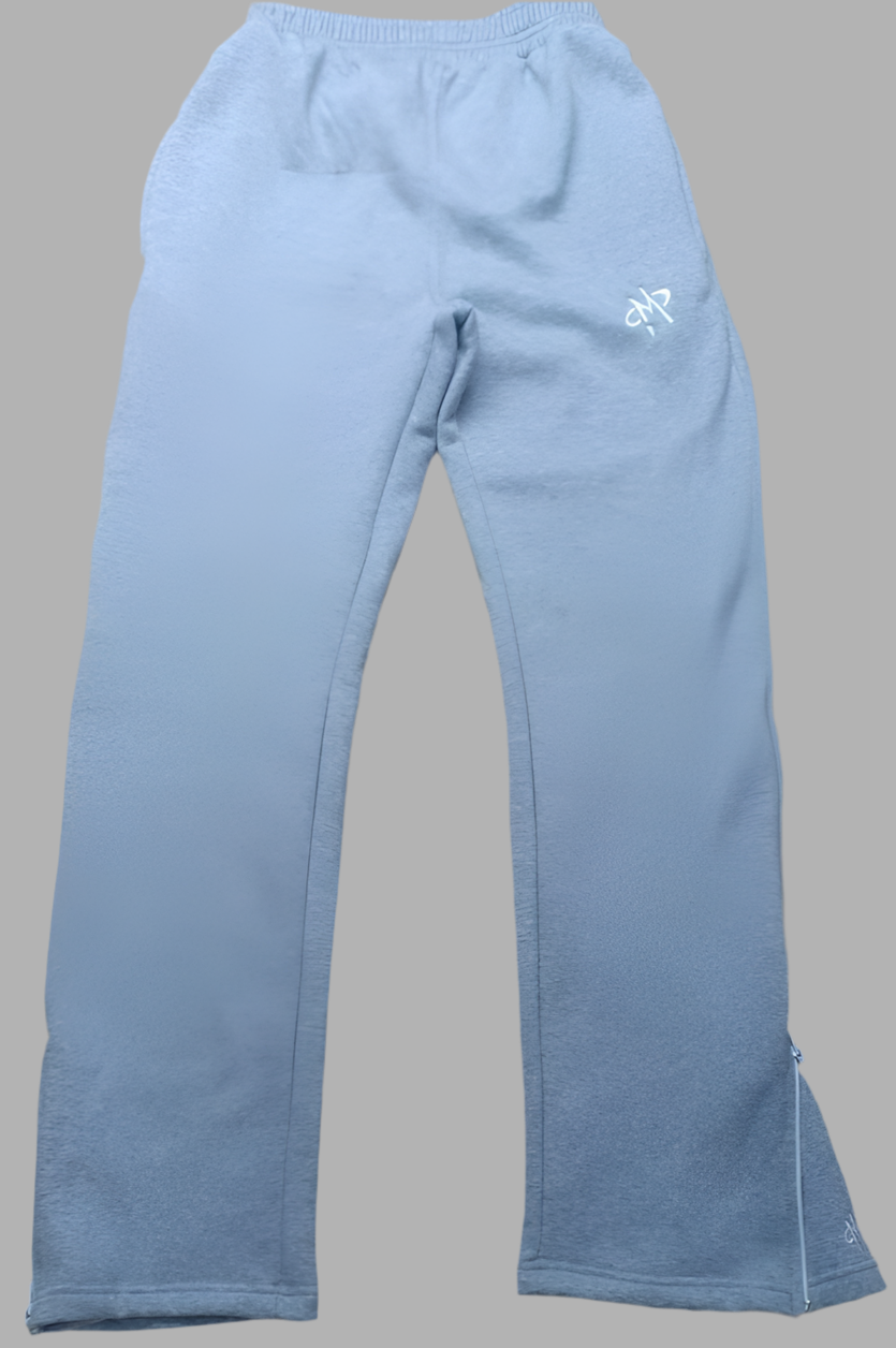 Grey flared bottoms