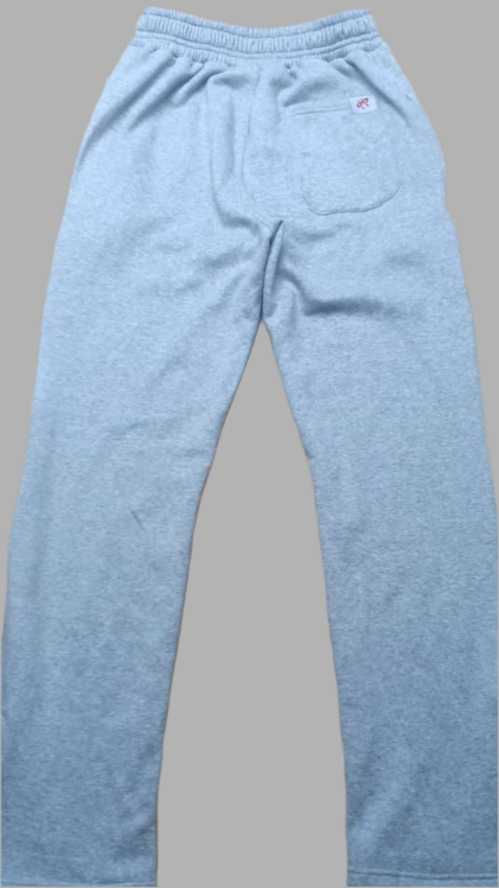 Grey flared bottoms